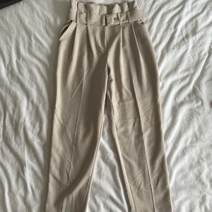 Top shop high waisted trouser with belt